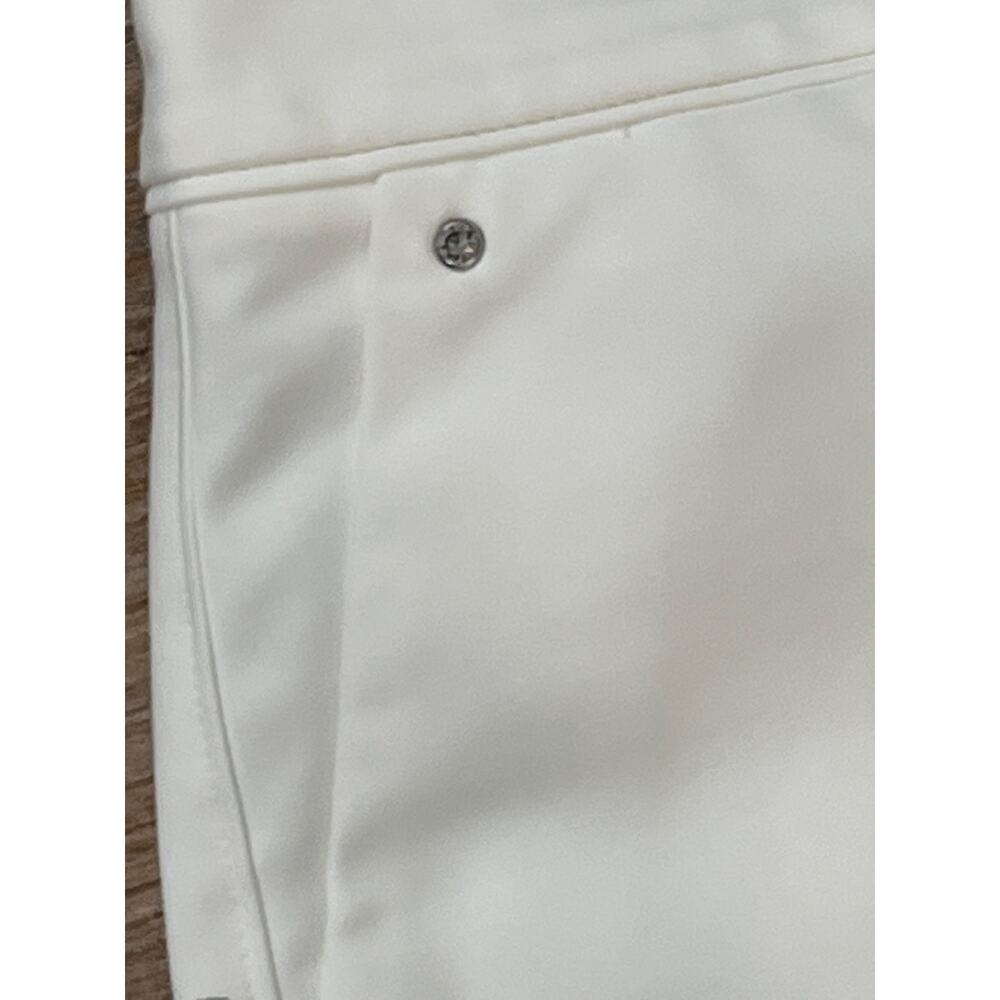 White House Black Market Size 4 White 5” Tailored Shorts Side Slits Pockets - Picture 12 of 14